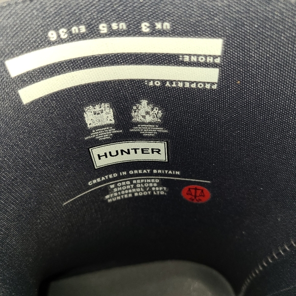 Hunter rain boots size 5 - Picture 6 of 7
